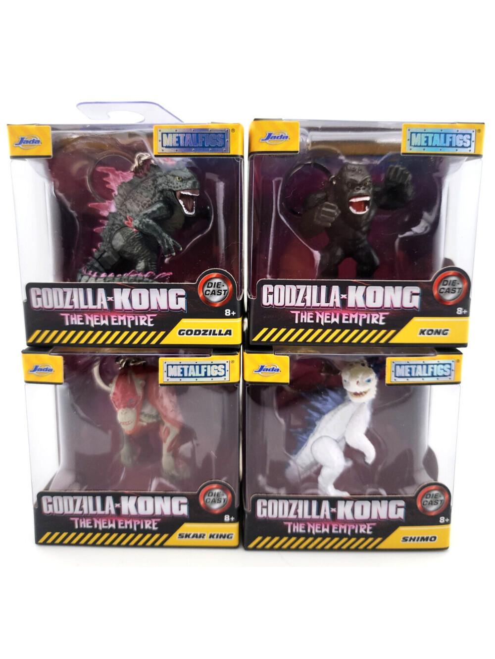 Godzilla x Kong The New Empire – Jada Metalfigs 2024 – Complete Set of 4